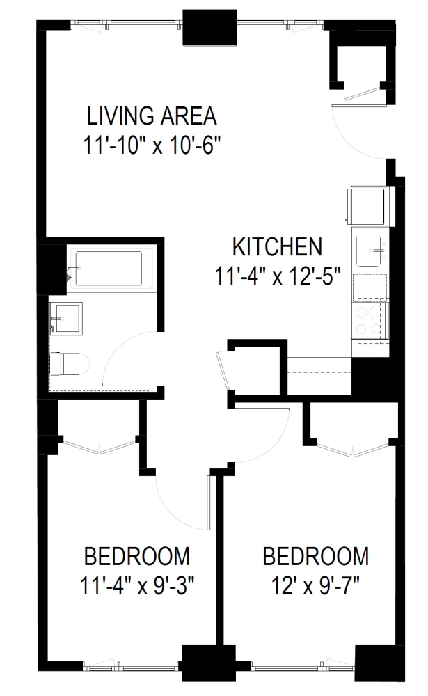 Floorplan for 54 Noll Street, 879