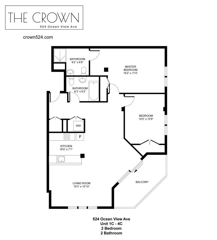 Floorplan for 524 Oceanview Avenue, 3C