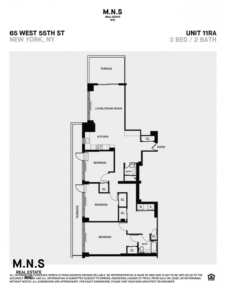 Floorplan for 65 West 55th Street, 11-A