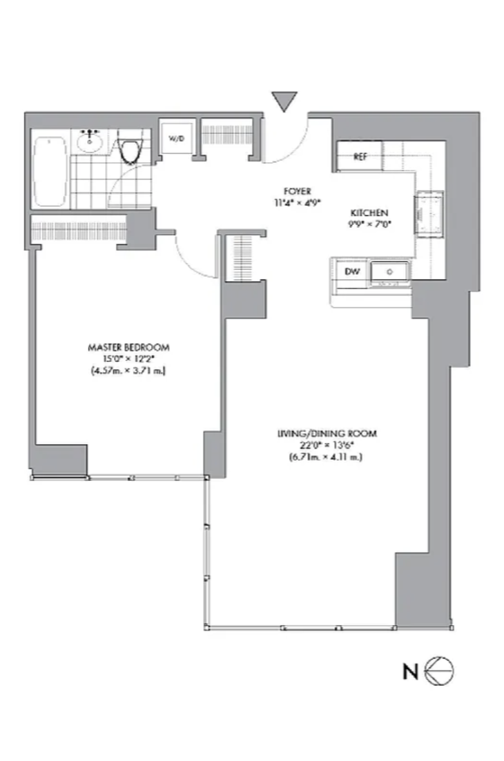 Floorplan for 10 West End Avenue, 11G