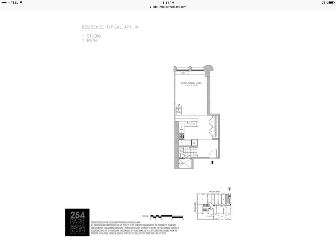 Floorplan for 254 Park Avenue, 4M