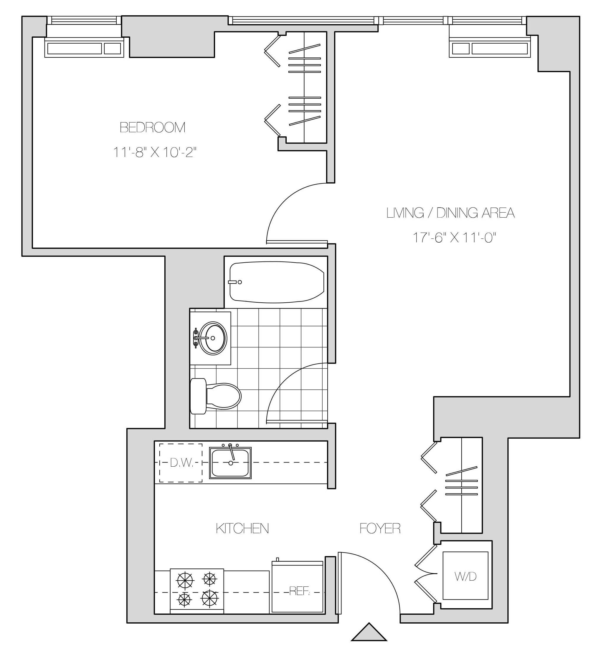 Floorplan for 5-11 47th Avenue, 10-C