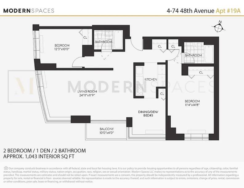 Floorplan for 4-74 48th Avenue, 19-A