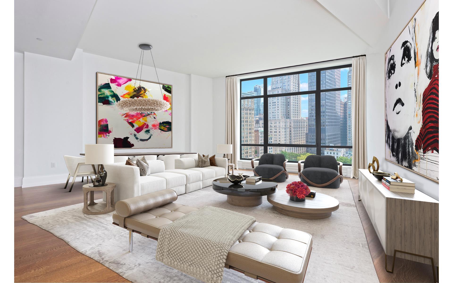 10 Madison Square 14F, Flatiron, Downtown, NYC - 4 Bedrooms  
4.5 Bathrooms  
7 Rooms - 