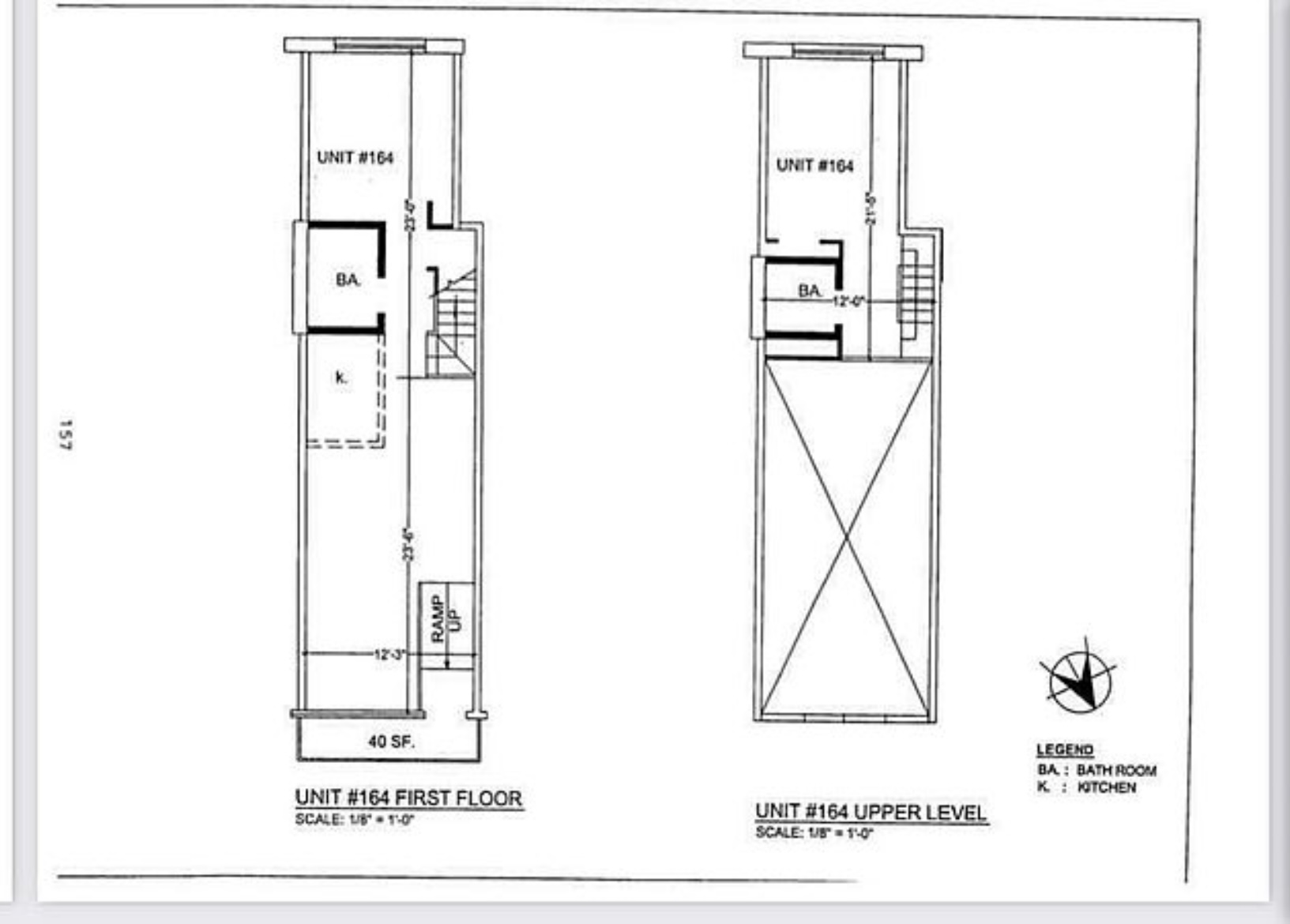 Floorplan for 162 Christopher Street, 164