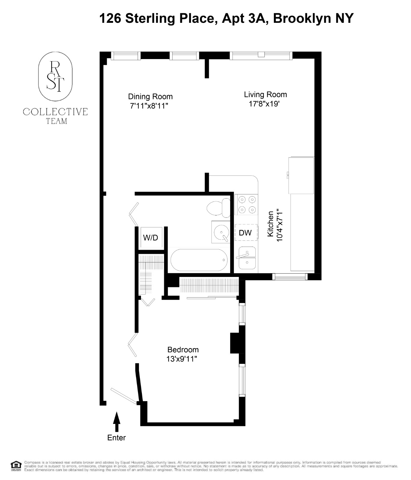 Floorplan for 126 Sterling Place, 3A