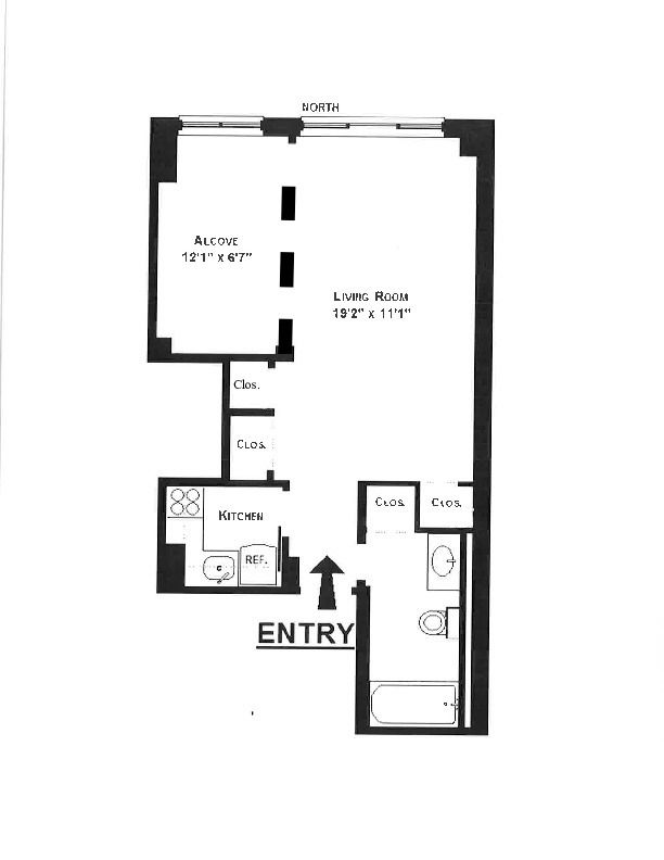 Floorplan for 210 East 63rd Street, 8C