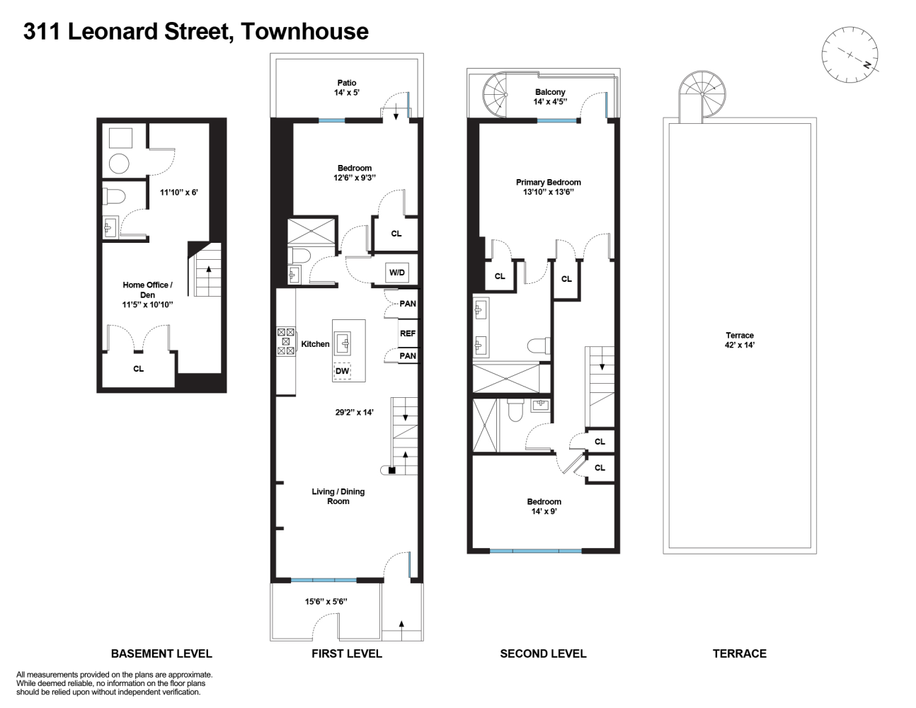 Floorplan for 311 Leonard Street