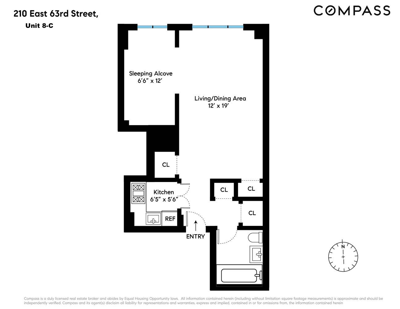 Floorplan for 210 East 63rd Street, 8