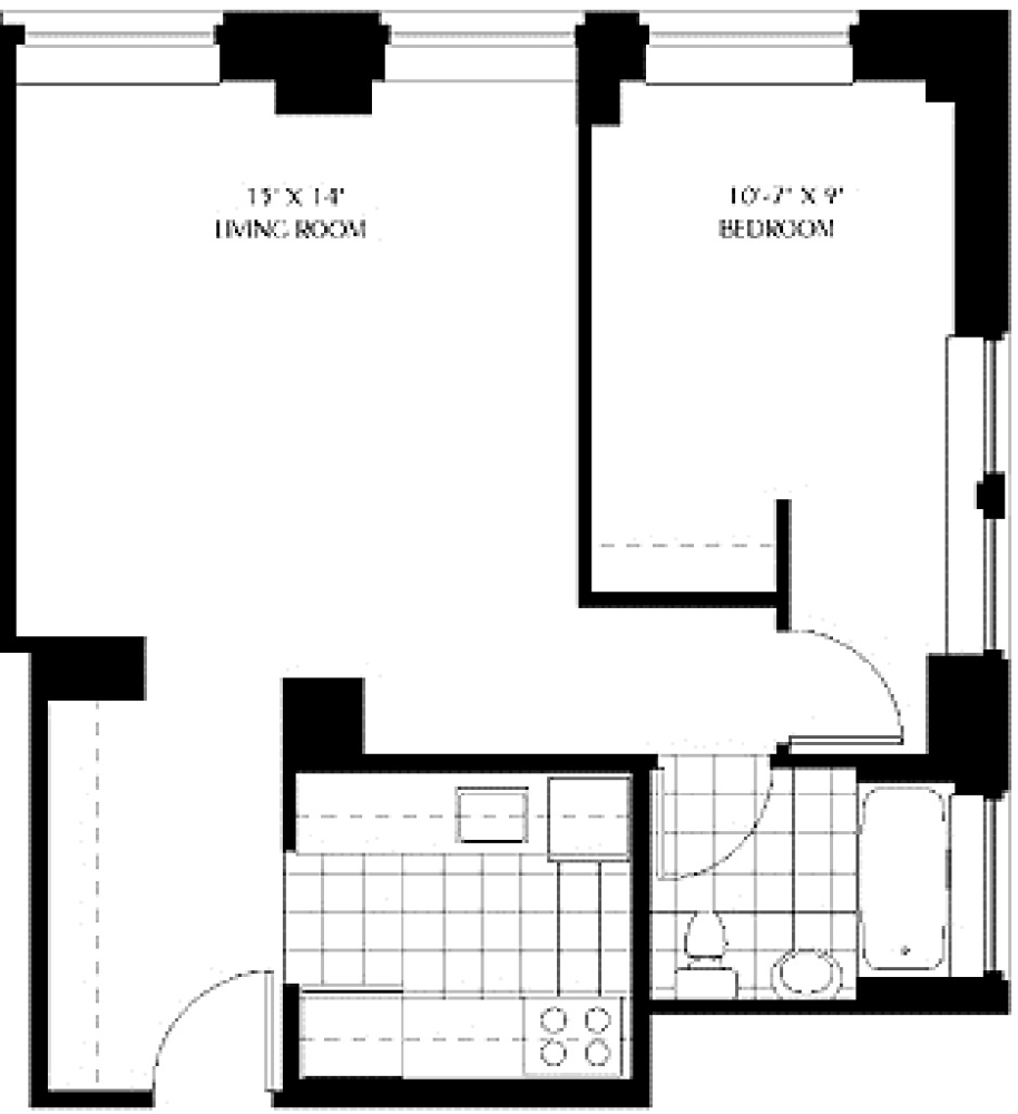 Floorplan for 305 East 63rd Street, 6O