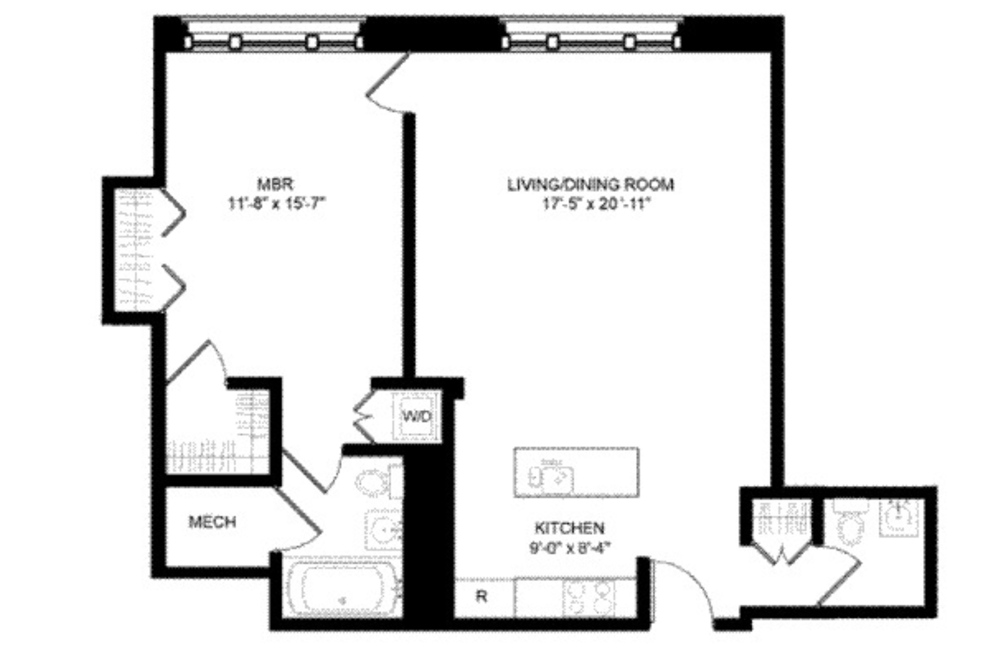 Floorplan for 66 9th Avenue, 3N