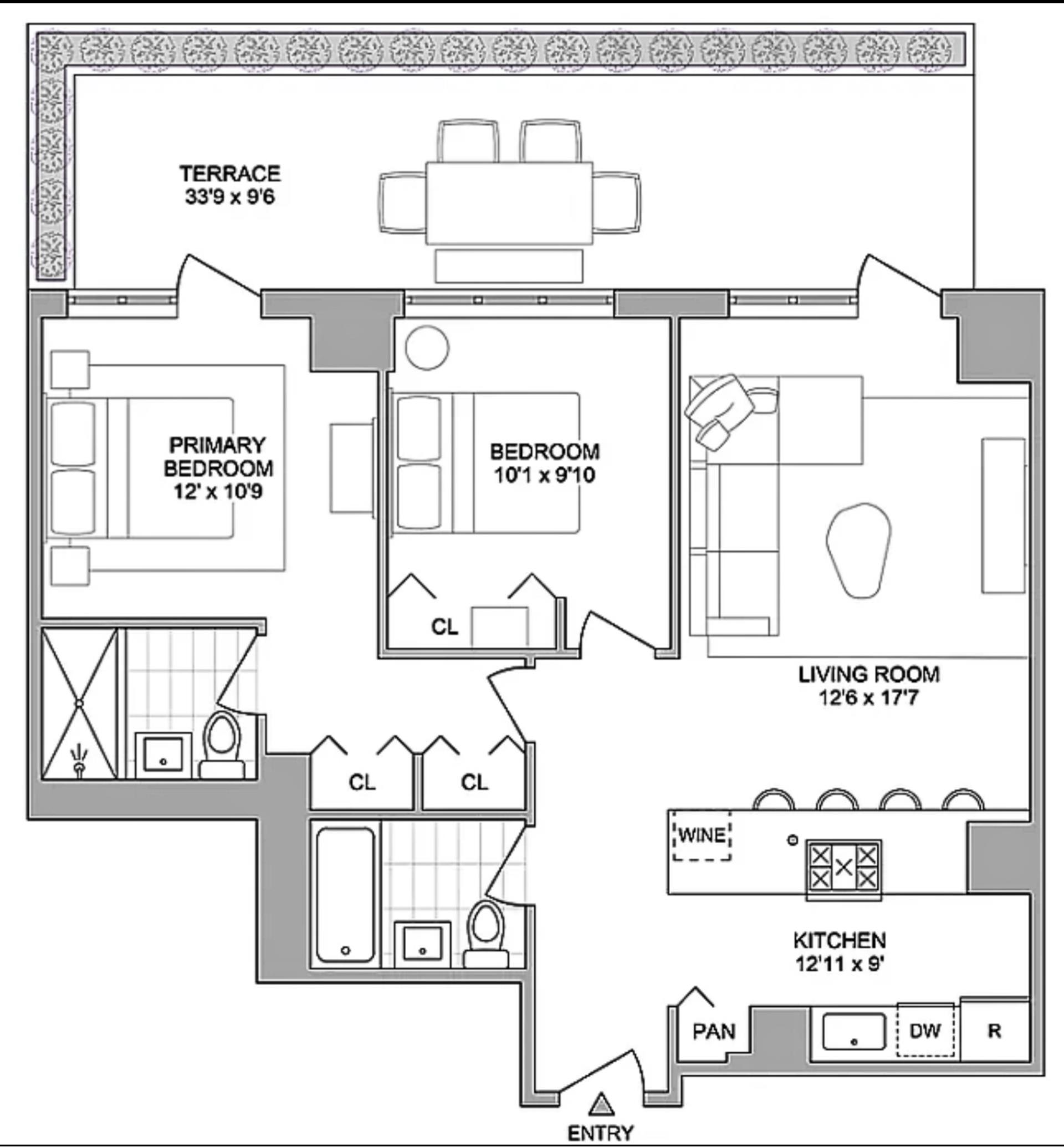 Floorplan for 199 Bowery, 2D