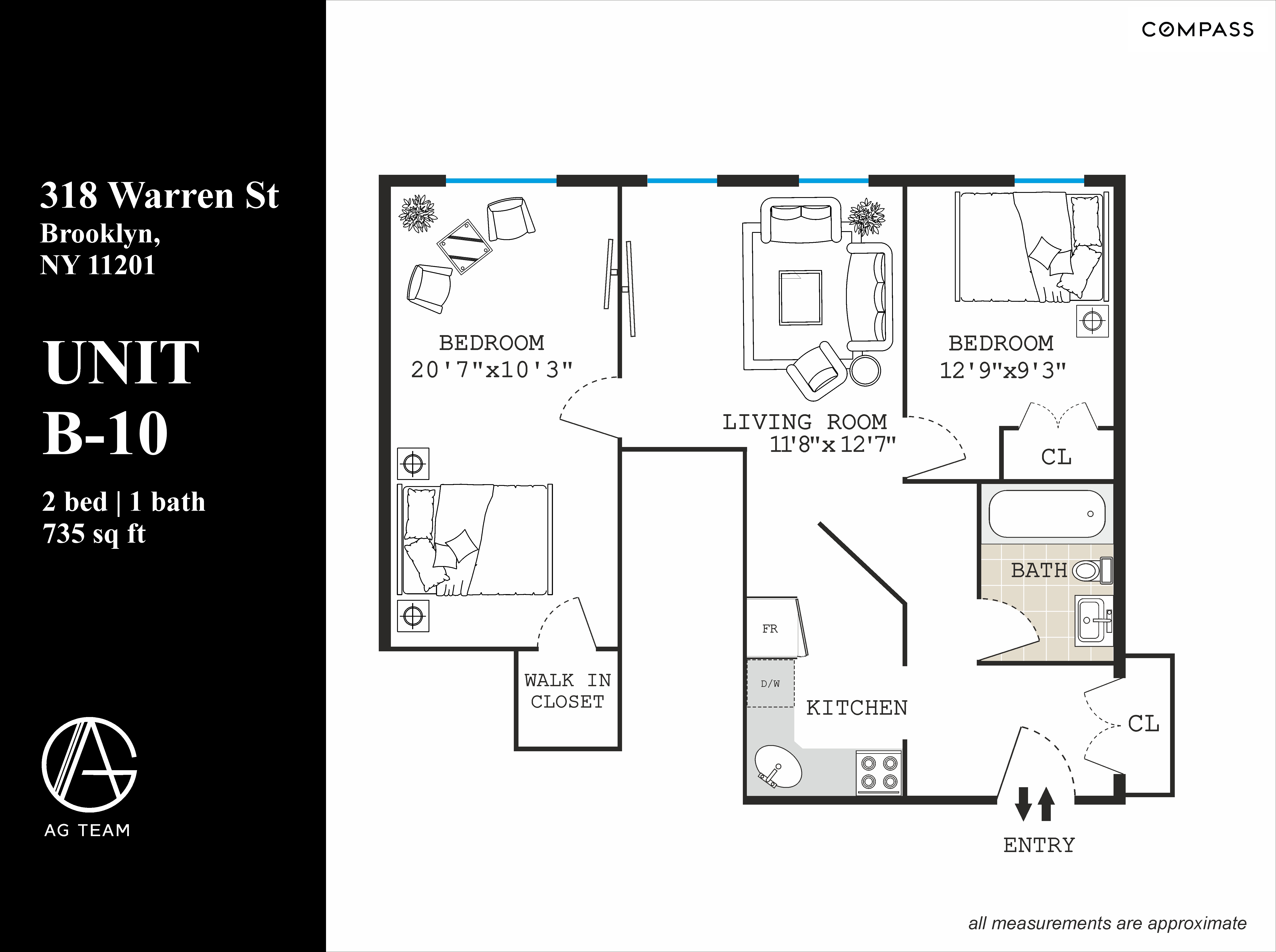 Floorplan for 318 Warren Street, A10