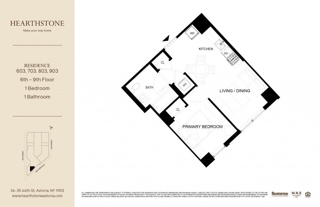 Floorplan for 34-35 44th Street, 603