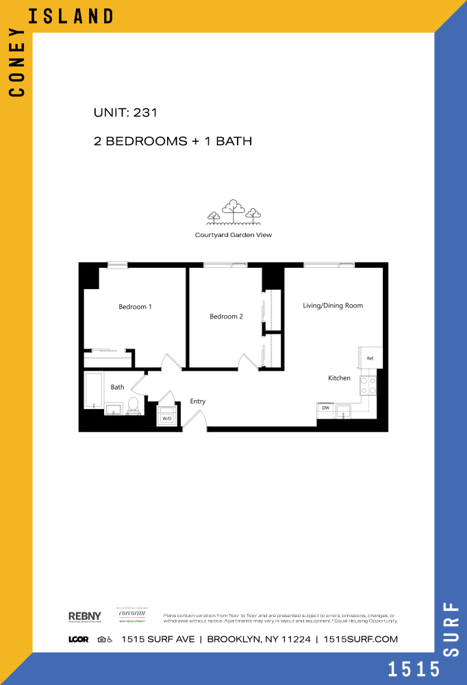 Floorplan for 1515 Surf Avenue, 231