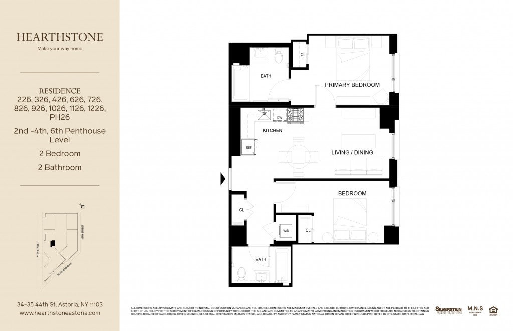 Floorplan for 34-35 44th Street, 626