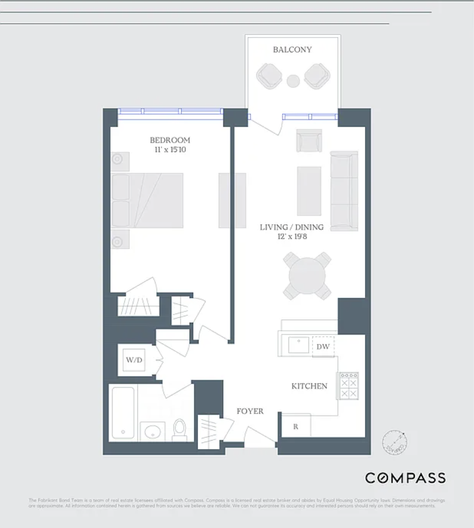 Floorplan for 225 East 34th Street, 7D