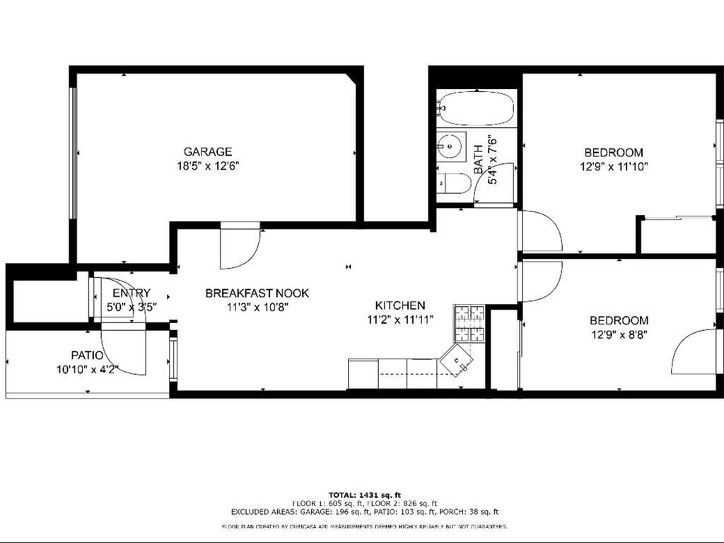 Floorplan for 4572 Bronx Boulevard