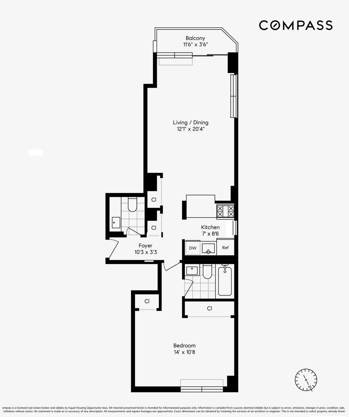 Floorplan for 50 Lexington Avenue, 19H