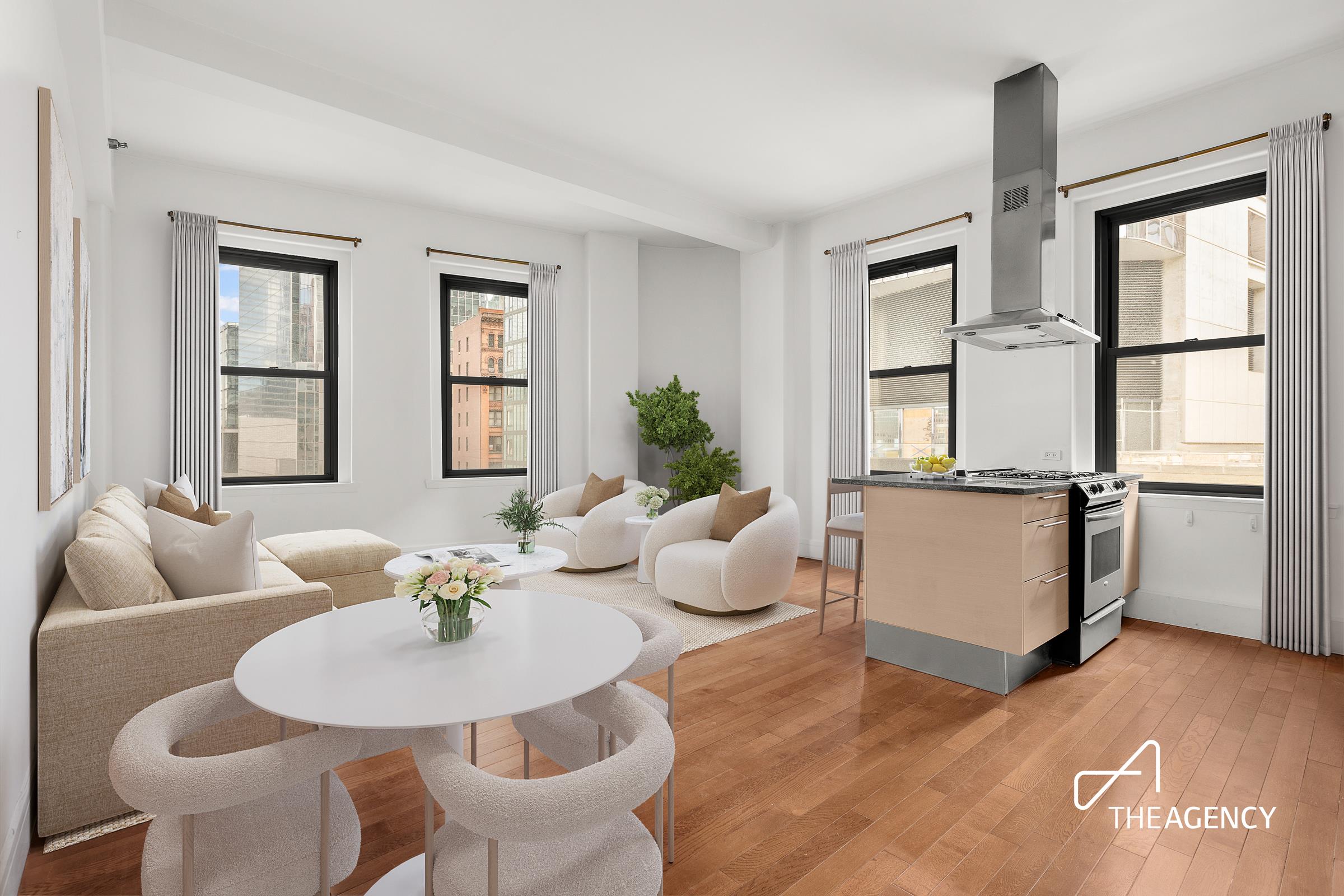 120 Greenwich Street 9C, Financial District, Downtown, NYC - 1 Bedrooms  
1 Bathrooms  
3 Rooms - 