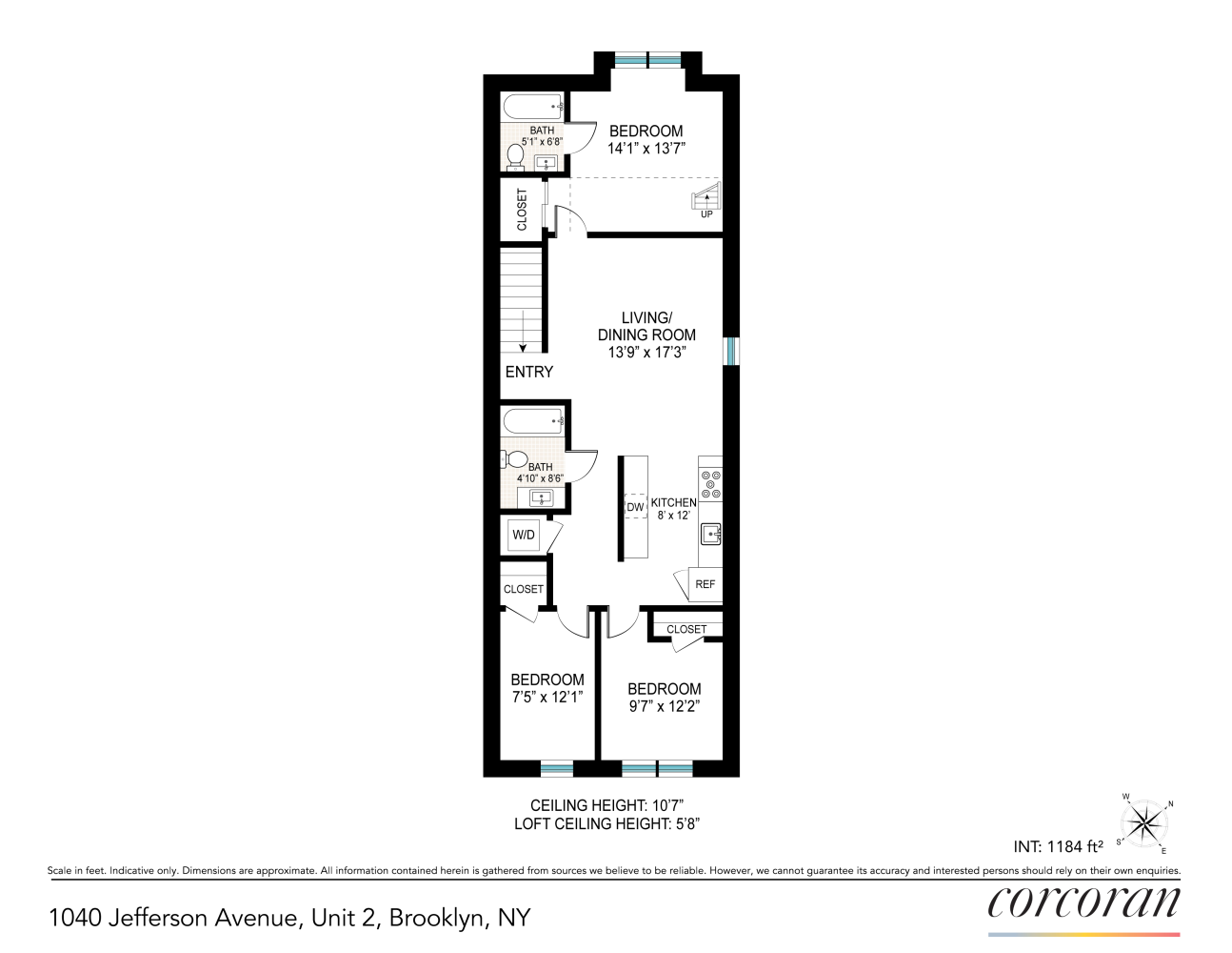 Floorplan for 1040 Jefferson Avenue, 2