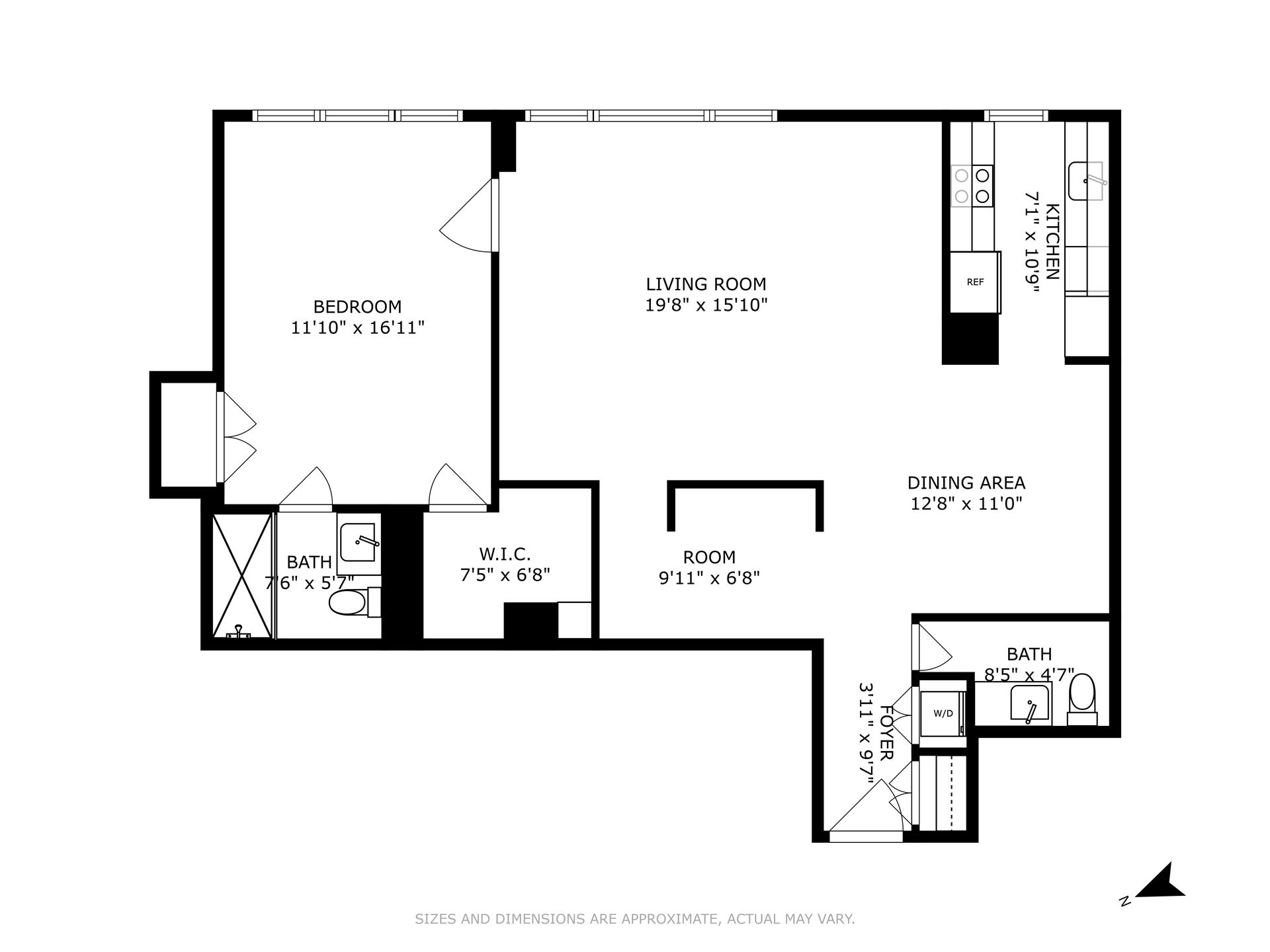 Floorplan for 200 East 62nd Street, 12C