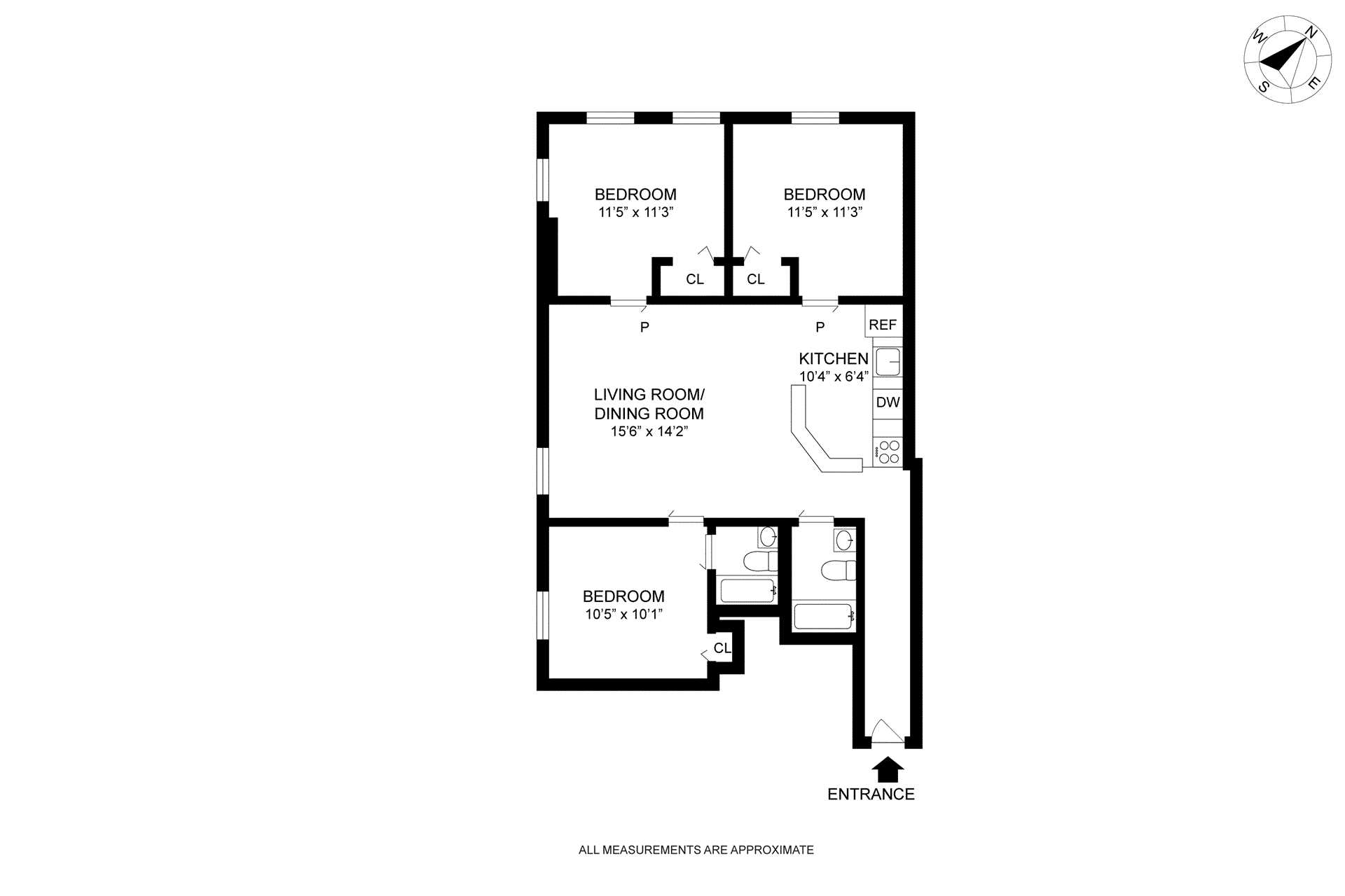 Floorplan for 201 East 61st Street, 4