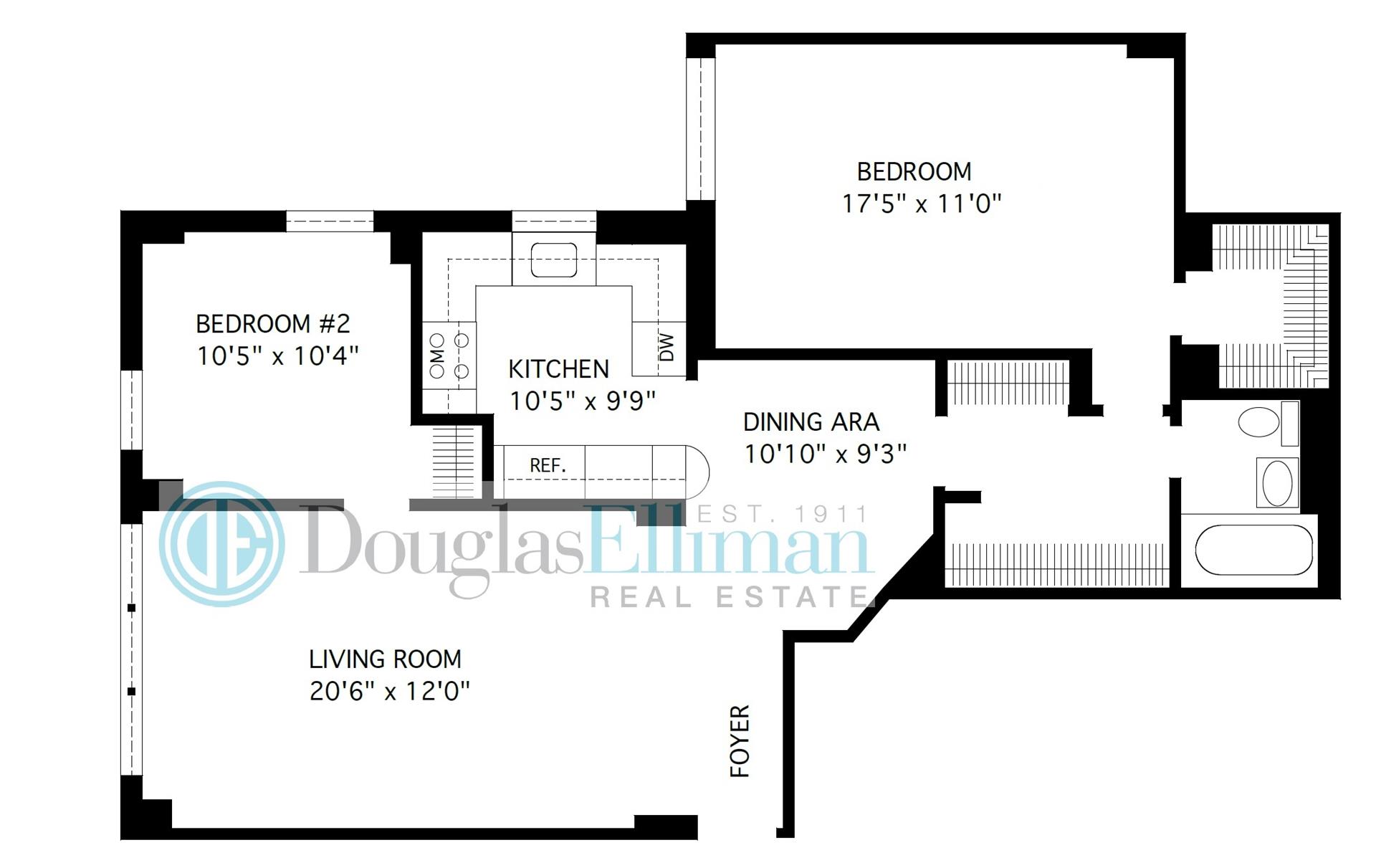 Floorplan for 5900 Arlington Avenue, 8X