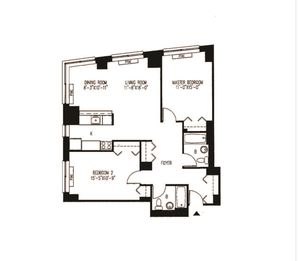 Floorplan for 212 Warren Street, 1D