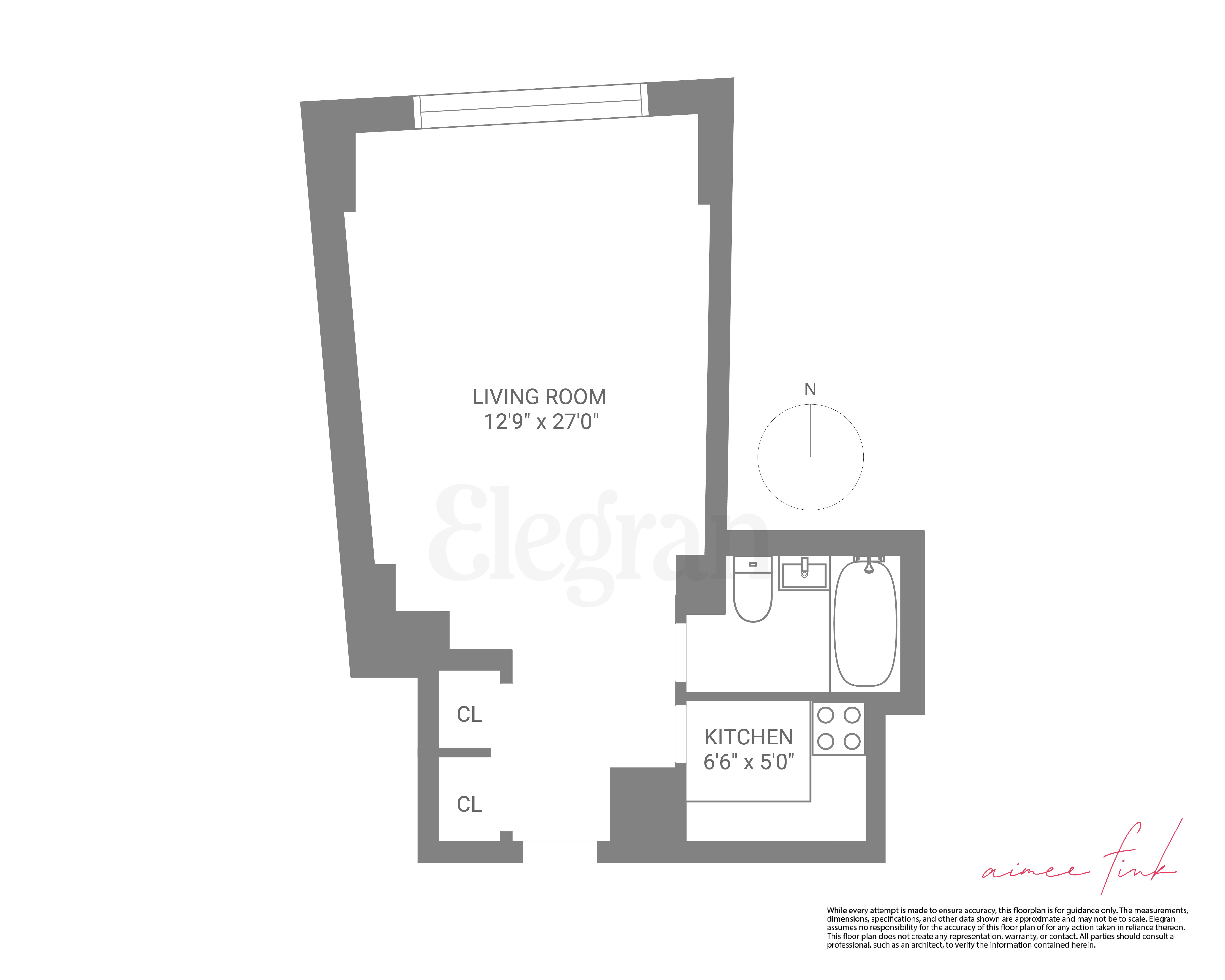 Floorplan for 225 East 36th Street, 15-C