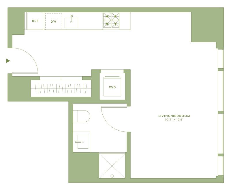 Floorplan for 196 Willoughby Street, 24-A