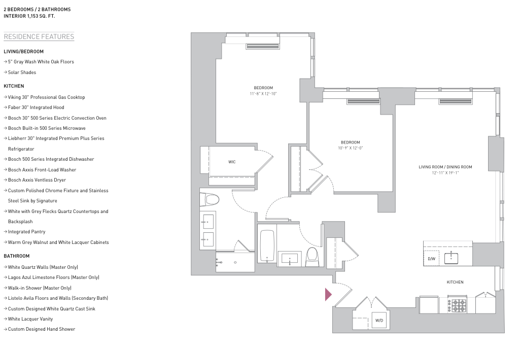 Floorplan for 388 Bridge Street, 43H