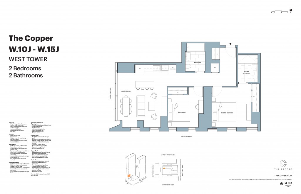 Floorplan for 626 1st Avenue, W-15J