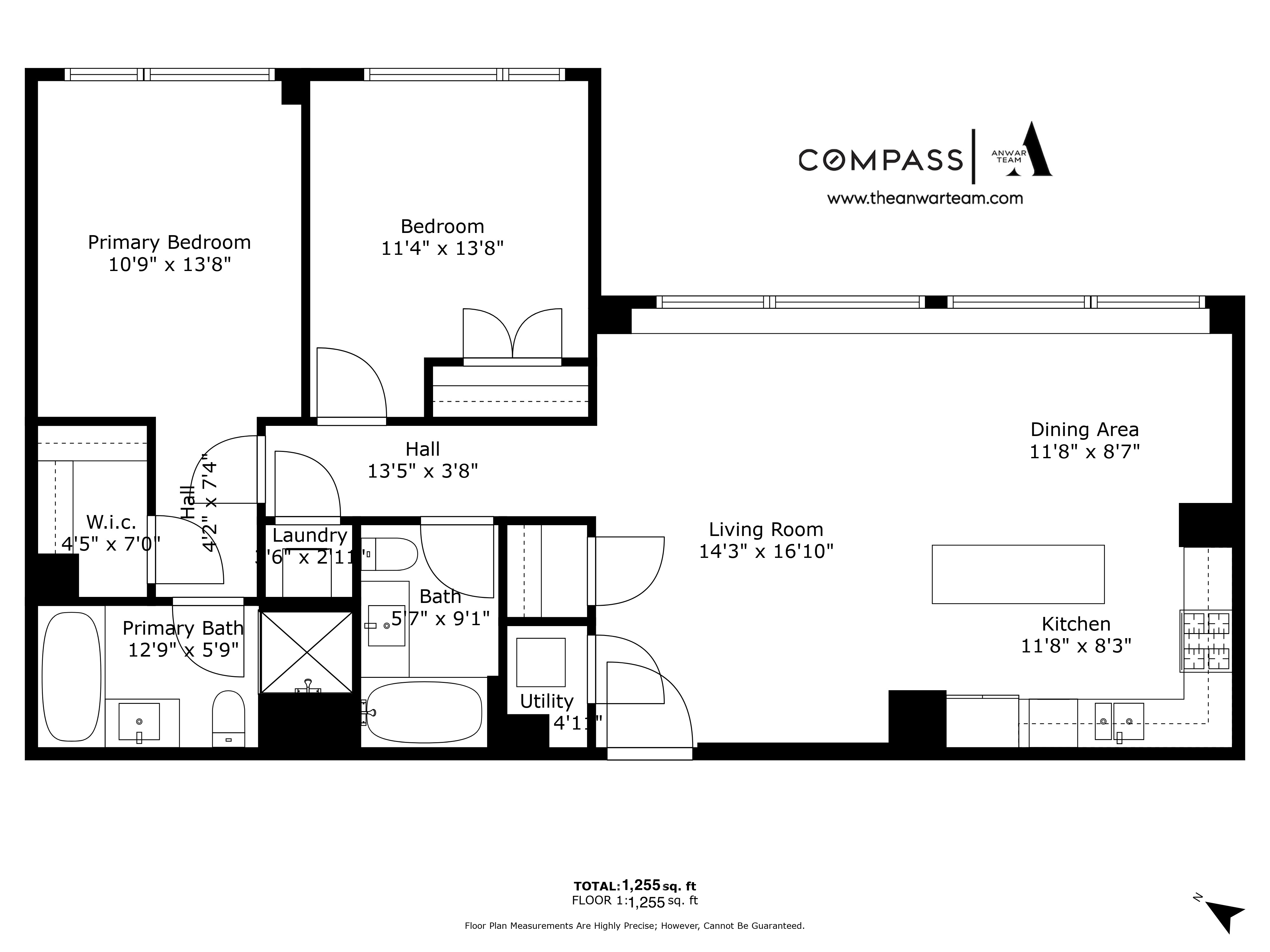 Floorplan for 40 West 116th Street, PHA1206