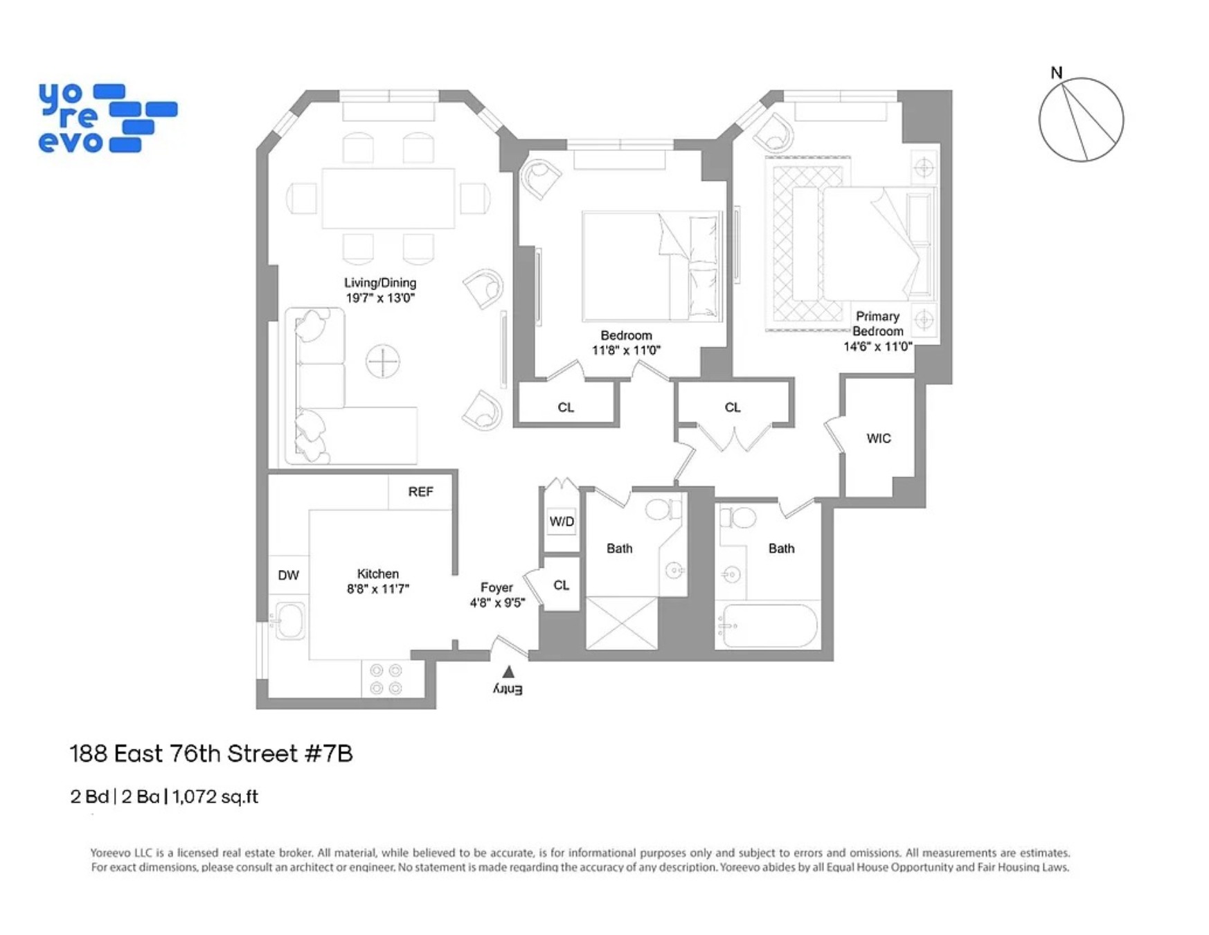 Floorplan for 188 East 76th Street, B7