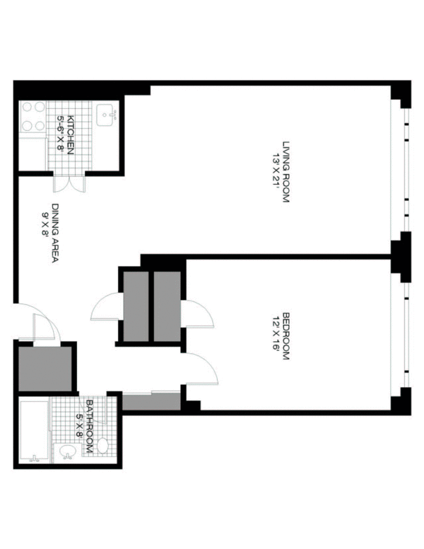 Floorplan for 166 East 63rd Street, 11E