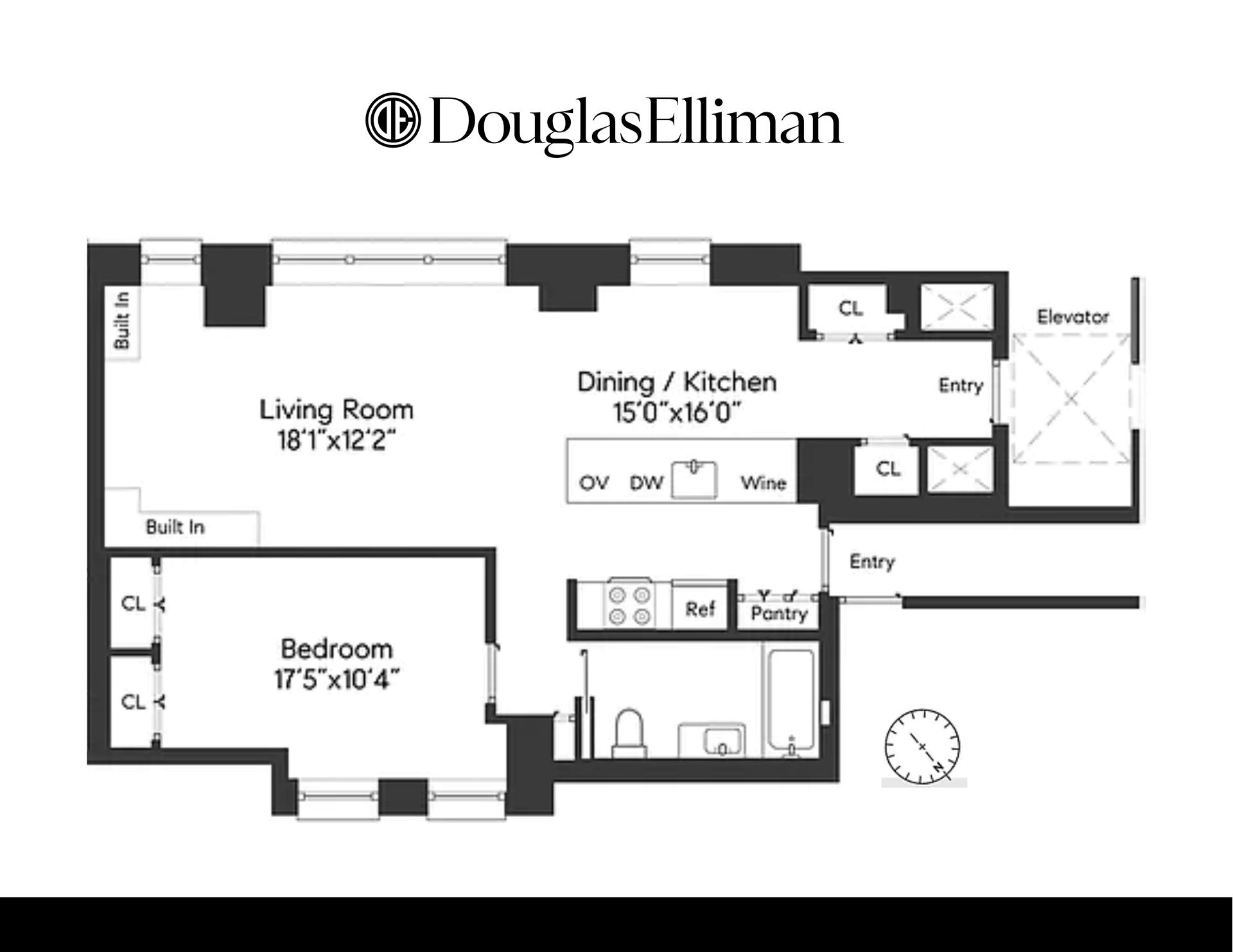 Floorplan for 260 Park Avenue, 9K