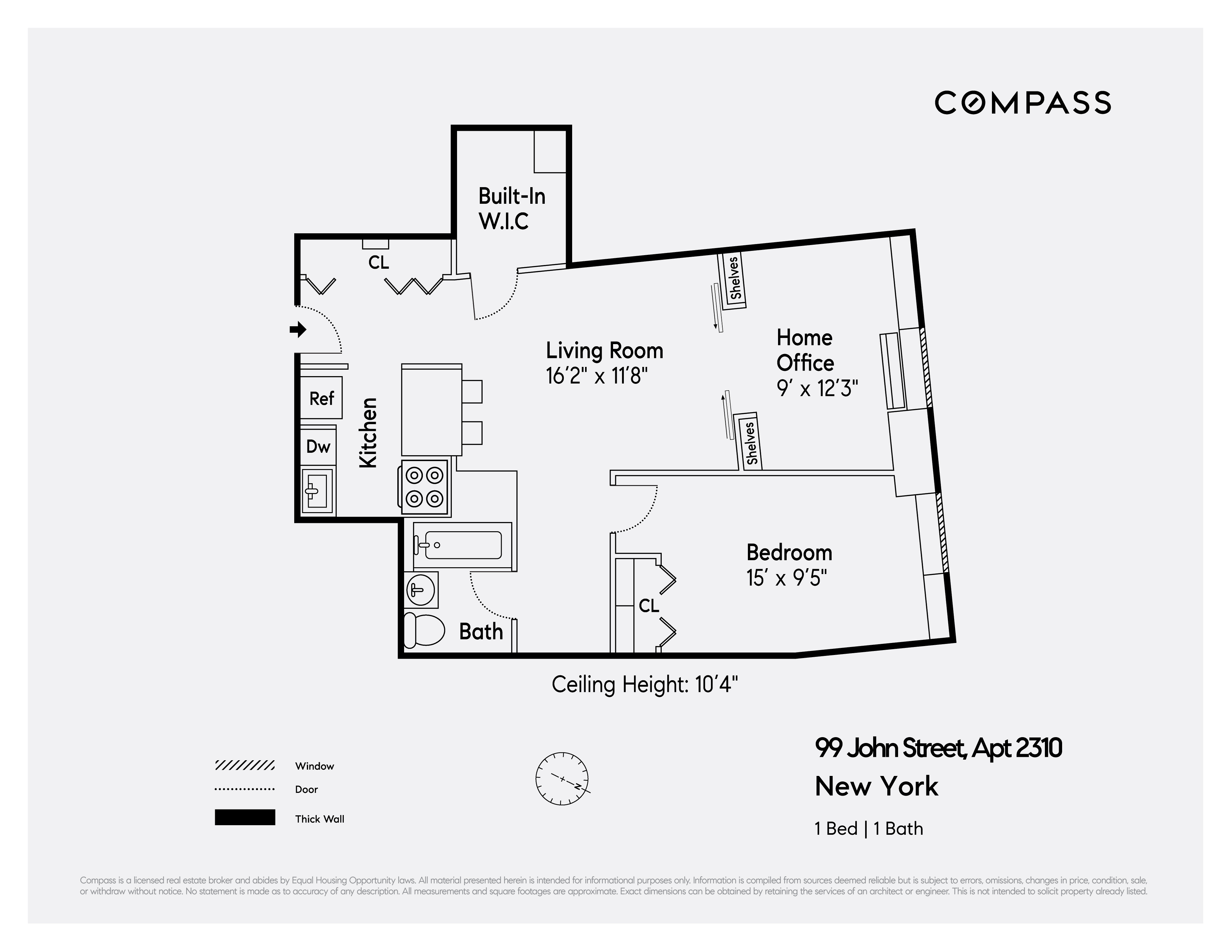 Floorplan for 99 John Street, 2310