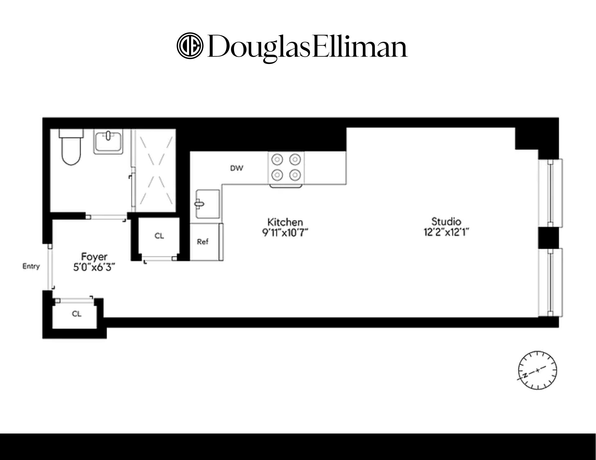 Floorplan for 254 Park Avenue, 6G