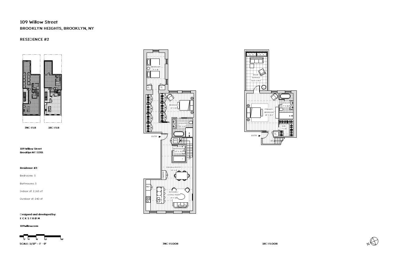 Floorplan for 109 Willow Street, TWO