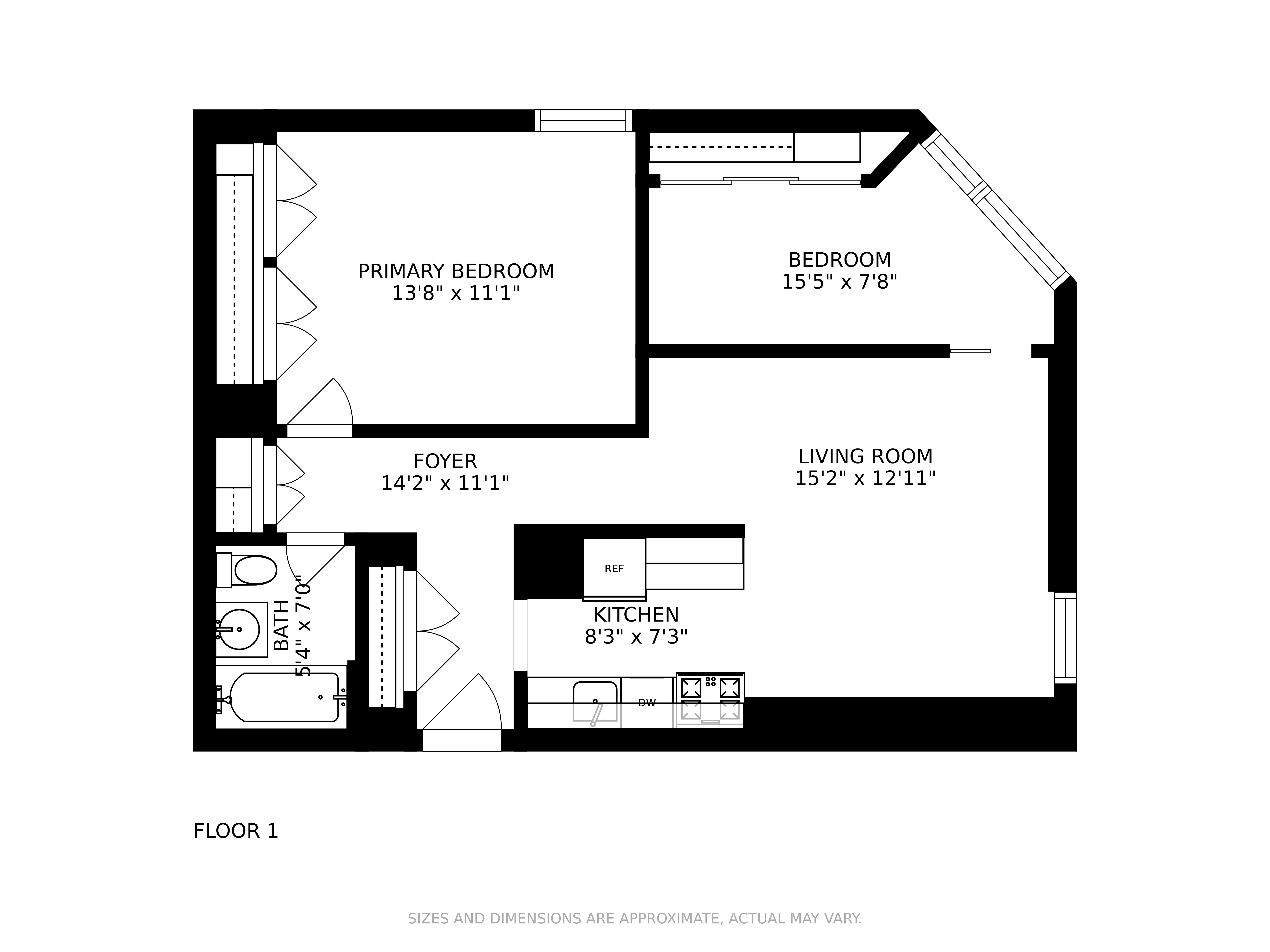 Floorplan for 1641 3rd Avenue, 4C