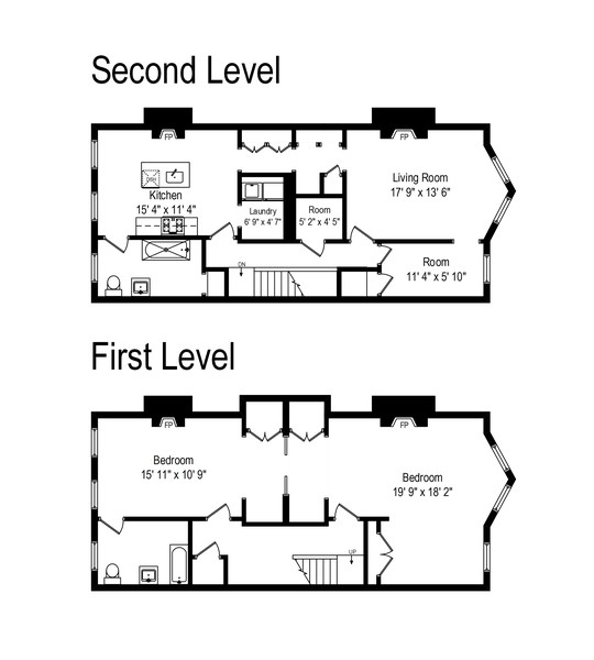 Floorplan for 666 Putnam Avenue, 1