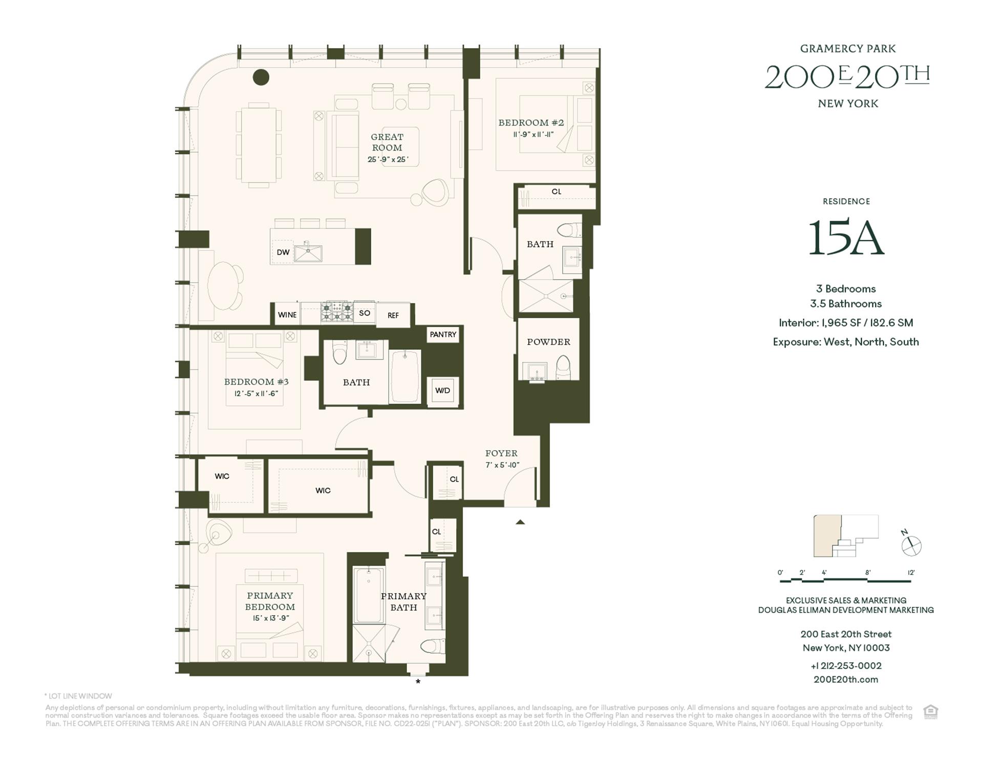 Floorplan for 200 East 20th Street, 15A