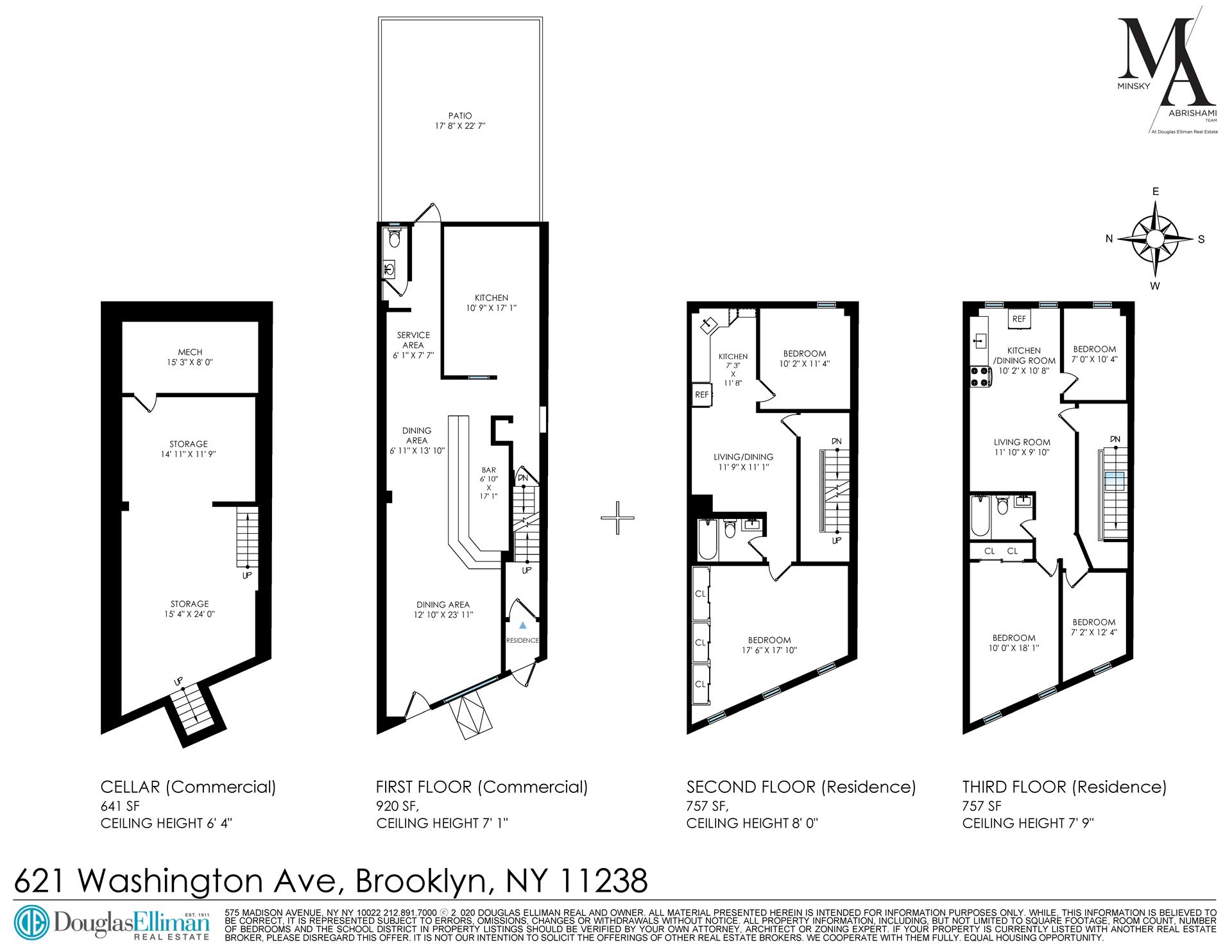 Floorplan for 621 Washington Avenue Mixed Use