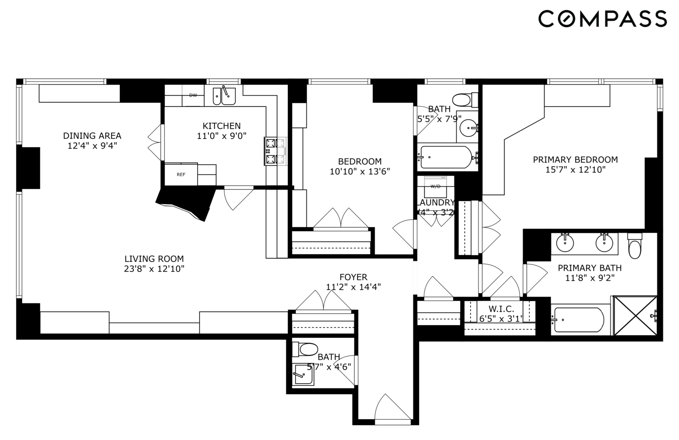 Floorplan for 2 Columbus Avenue, PHC