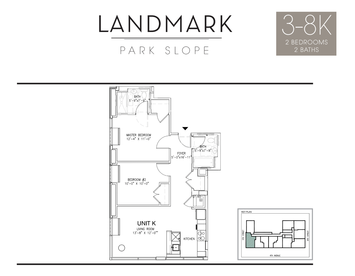 Floorplan for 267 6th Street, 4K