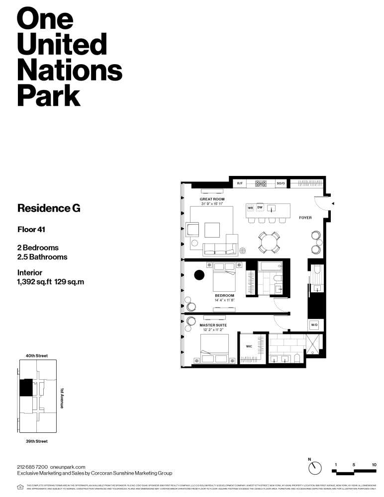 Floorplan for 695 1st Avenue, 41G