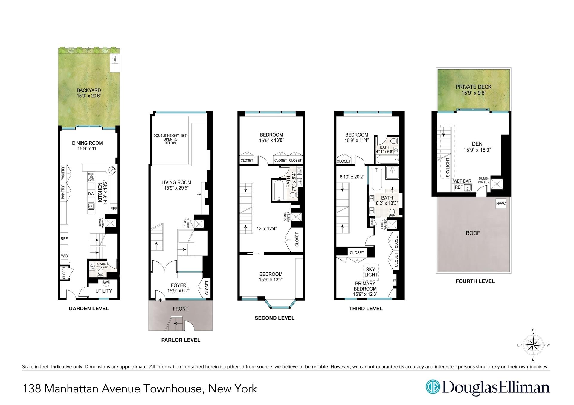 Floorplan for 138 Manhattan Avenue