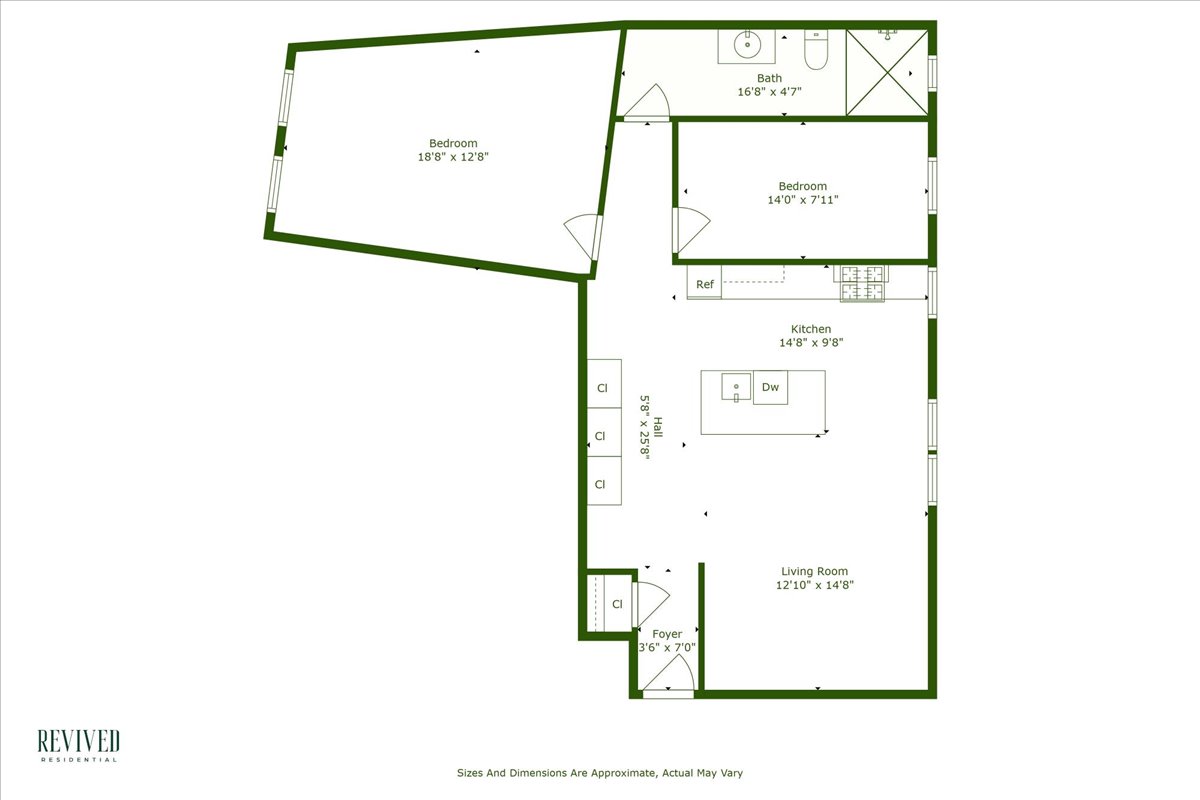 Floorplan for 8502 Fort Hamilton Parkway, 6E