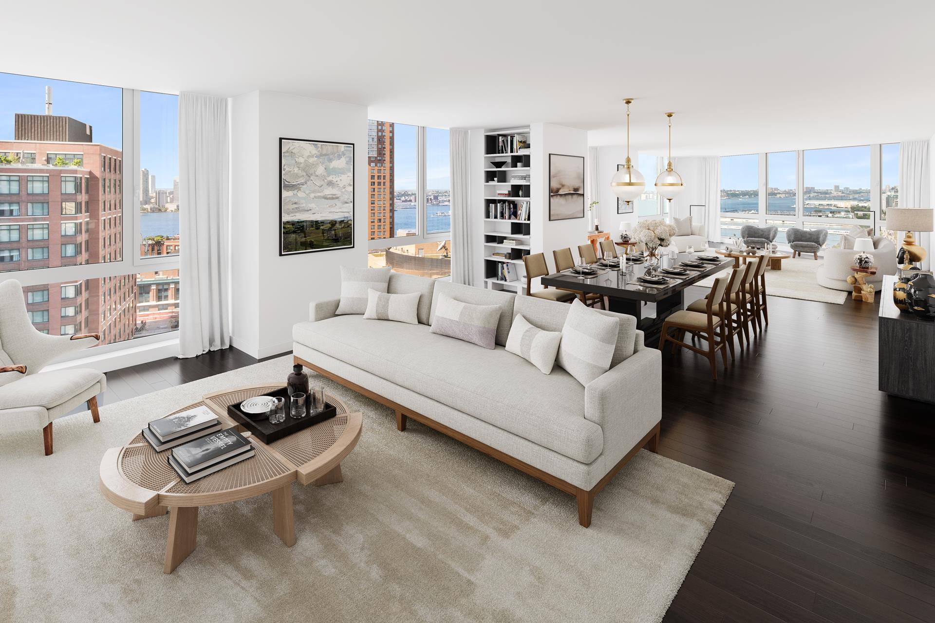 200 Chambers Street 24Cde, Tribeca, Downtown, NYC - 5 Bedrooms  
4.5 Bathrooms  
10 Rooms - 